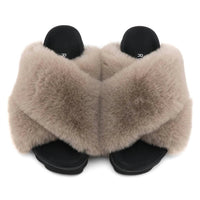 Roam - Women's Cloud Slippers With Faux Fur