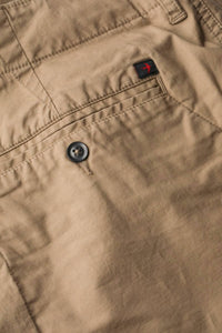 Relwen Men's Flyweight Flex Relaxed Tapered Chino in brit khaki - men's pants - alternate view