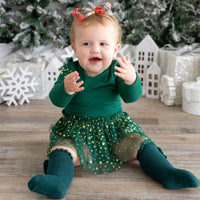 Sweet Wink - Kid's Shimmer Long Sleeve Tutu Bodysuit