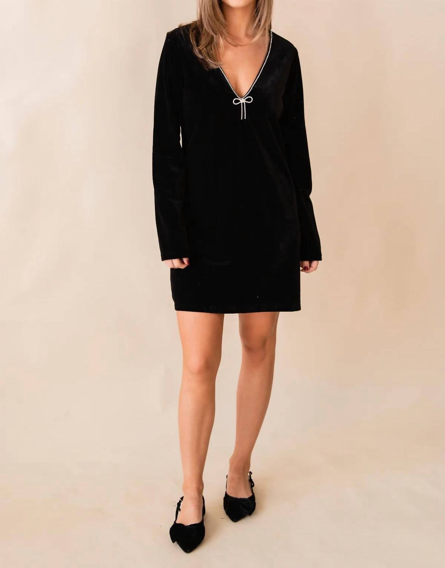 Lucy Paris - Izumi Velvet Dress