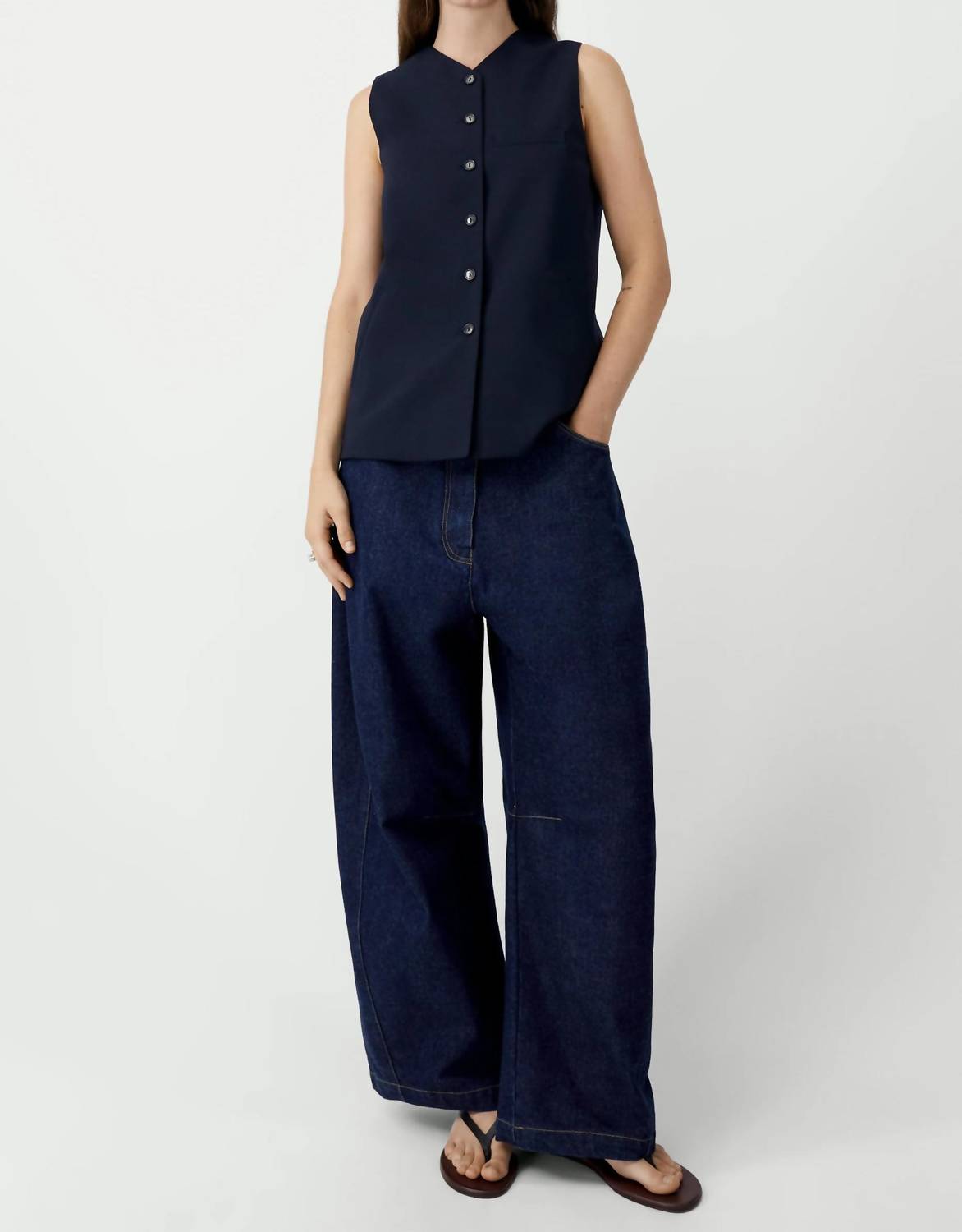 Cordera - Tailored Button Front Vest