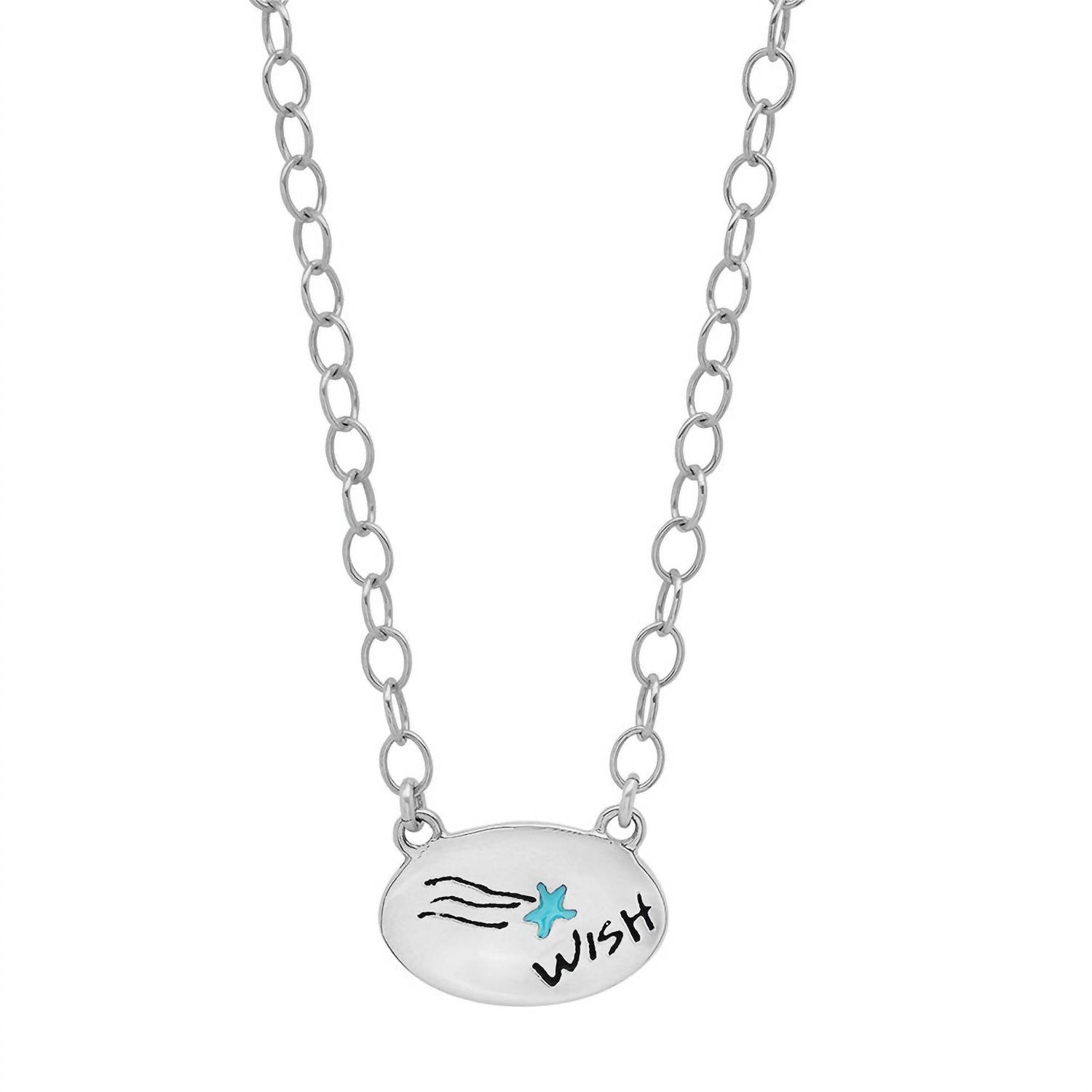 Jessica Elliot - Women's Enamel Oval Necklace - Wish