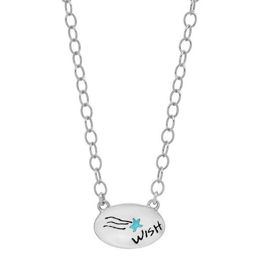 Jessica Elliot - Women's Enamel Oval Necklace - Wish