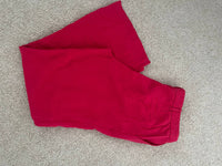 SKIES ARE BLUE Women's Stella Linen Wide Leg Trouser in cherry - women's pants - detail view