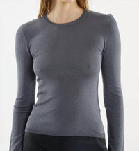 Third Form - Glimmer Knit Long Sleeve Crew Top