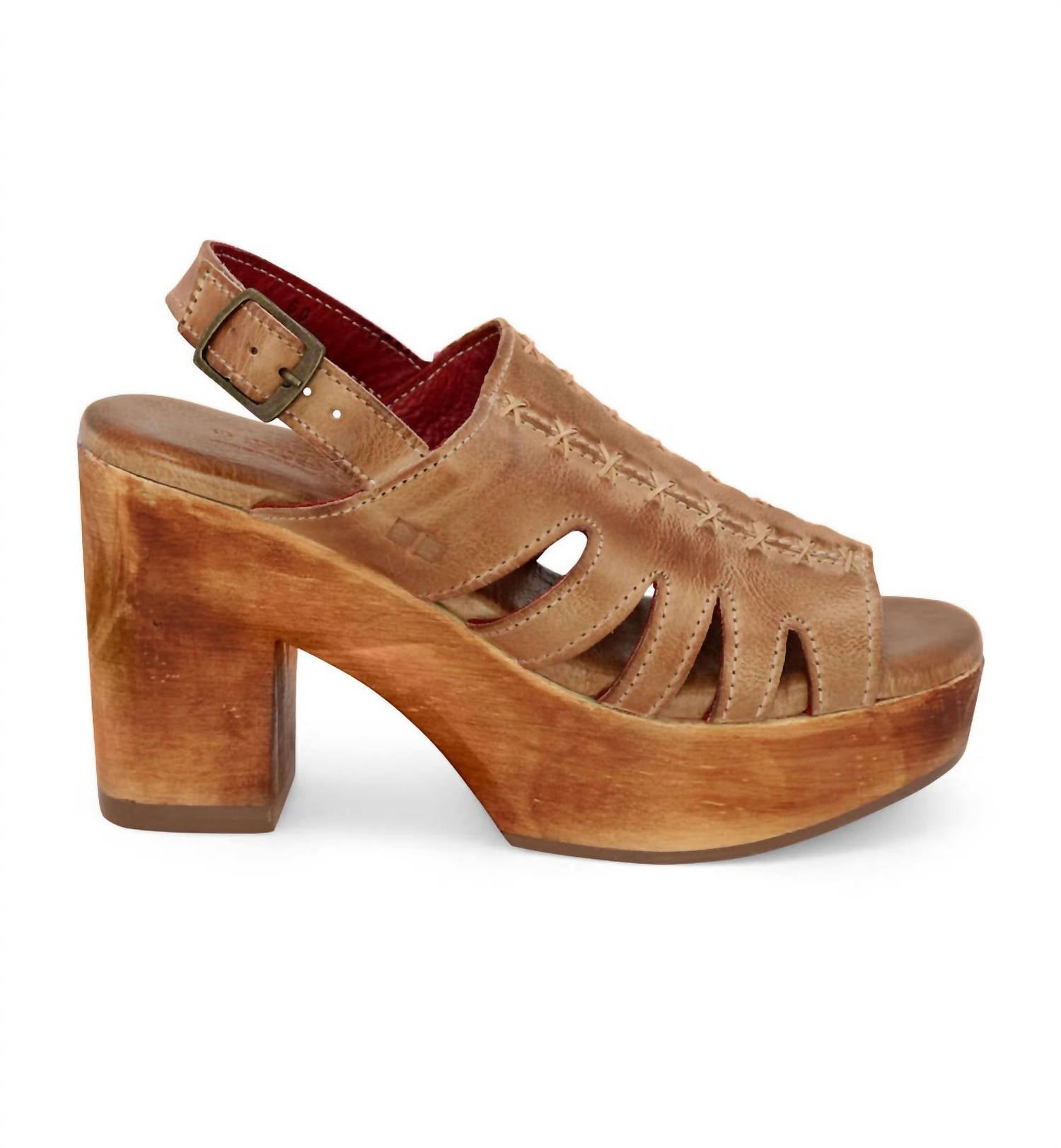BEDSTU Women's Fontella Heels in brown - women's heels - detail view