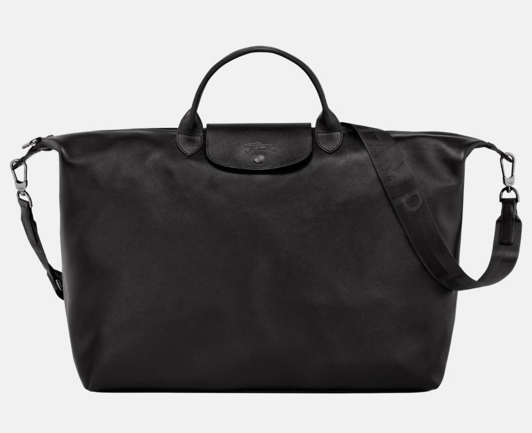 Longchamp - Men's Le Pliage Cuir Large Leather Travel Bag