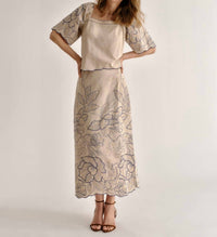 Cartolina Nantucket - Cypress Midi Skirt