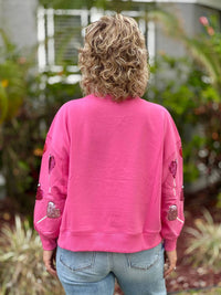 Mary Square - Millie Lollipop Sequin Sweatshirt