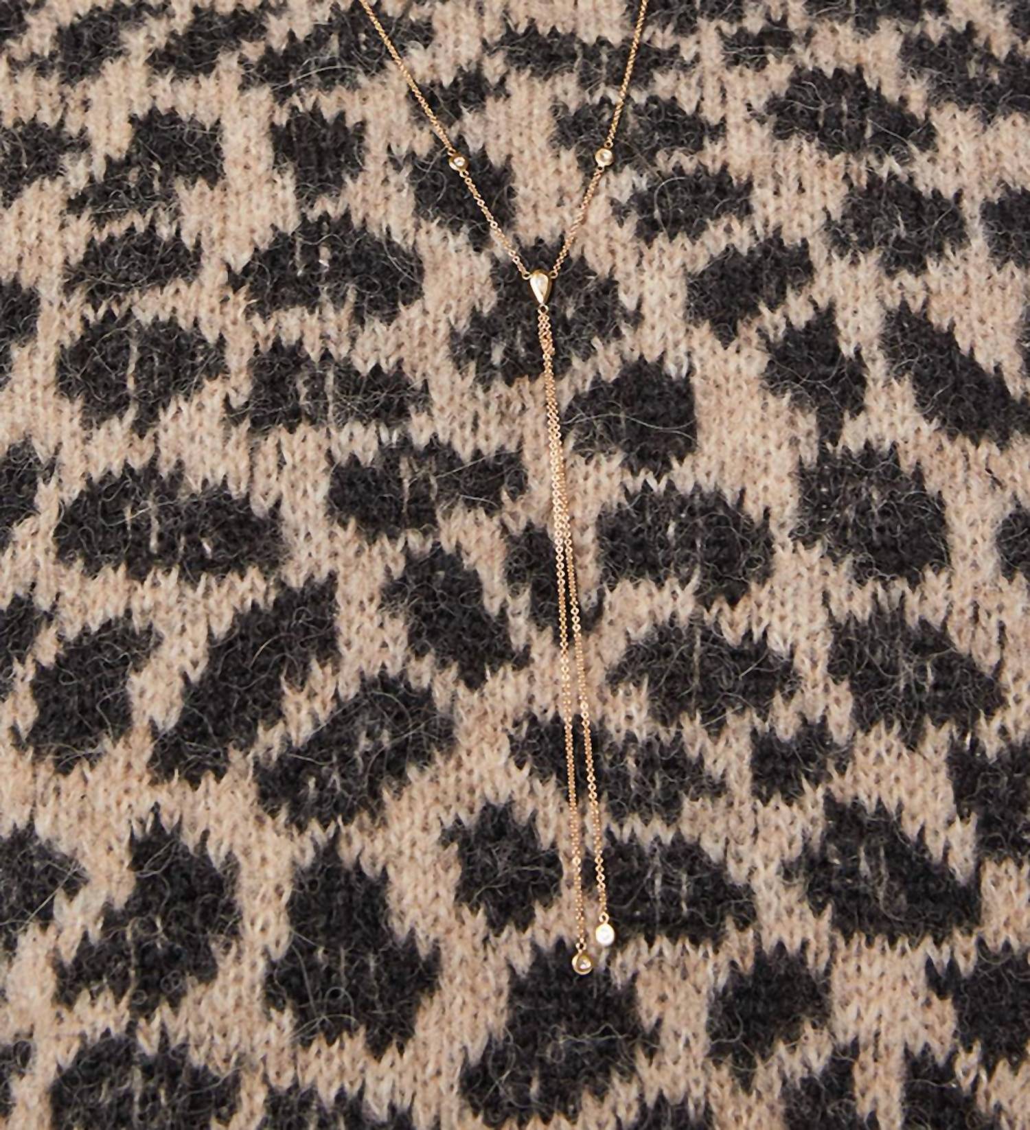 Mother Itsy Crop Jumper in spotted at the front row - women's sweater - view 4