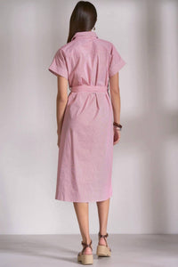 Elan - Short Sleeve Midi Dress