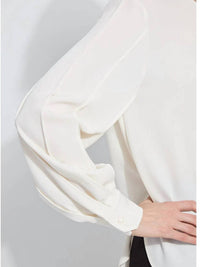Lysse - Ivette Pleated Balloon Sleeve Blouse