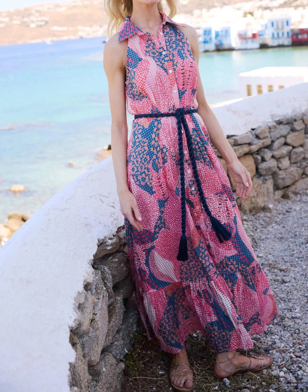 Oliphant - Nautilus Sleeveless Shirt Dress