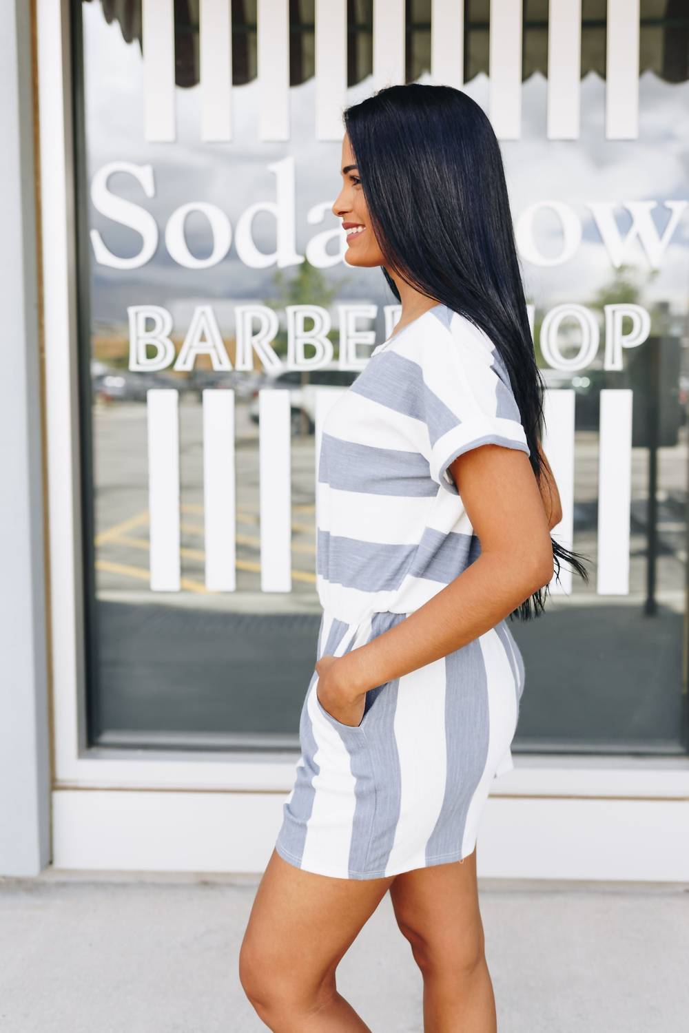 Bibi - Jailbird Blues Romper