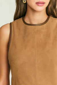 Ser.O.Ya - Francesca Suede Mini Dress