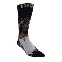 Perri’S Socks - Men's Tupac Bandana Crew Socks