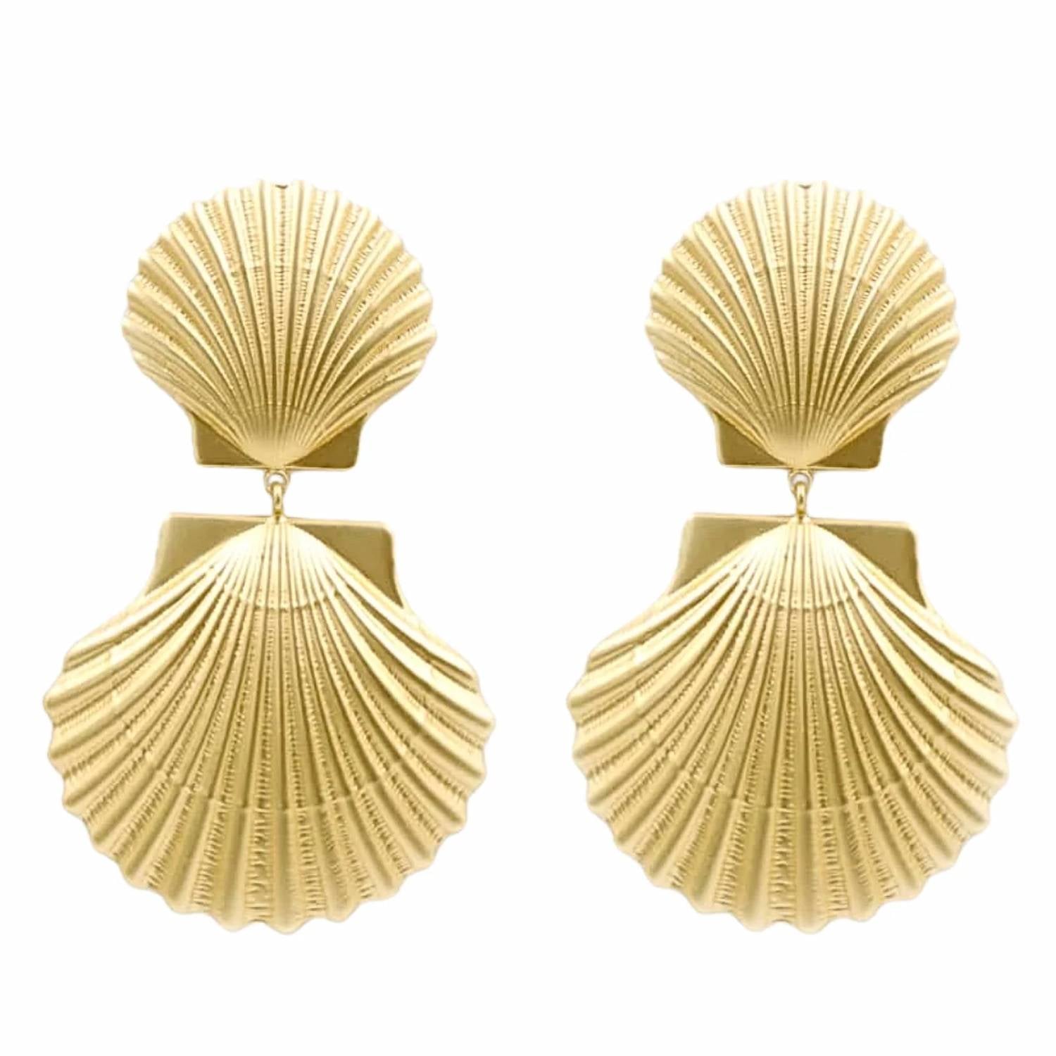 Brianna Cannon - Women's Shell Drop Earrings