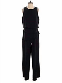 Lola & Sophie - Tiered Ruffle Satin Jumpsuit