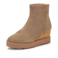 YELLOWBOX Women's Adora Wedge Boot in brown - women's shoe