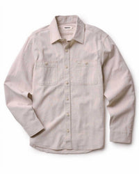 Taylor Stitch Men's Foundry Shirt in natural chambray - men's long sleeve top