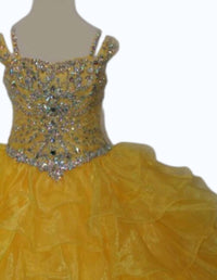 Little Rosie - Girl's Glitz Long Pageant Dress