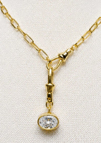 No Whining Designing - Women's Waterproof Paperclip Link Chain Necklace
