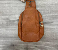 Zenana - Women's Vegan Leather Sling Crossbody Bag