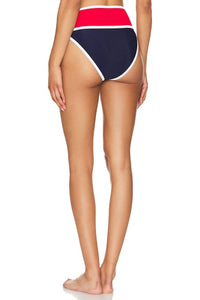 Beach Riot Carlotta Swimsuit Bottom in americana colorblock - women's swimwear - view 4