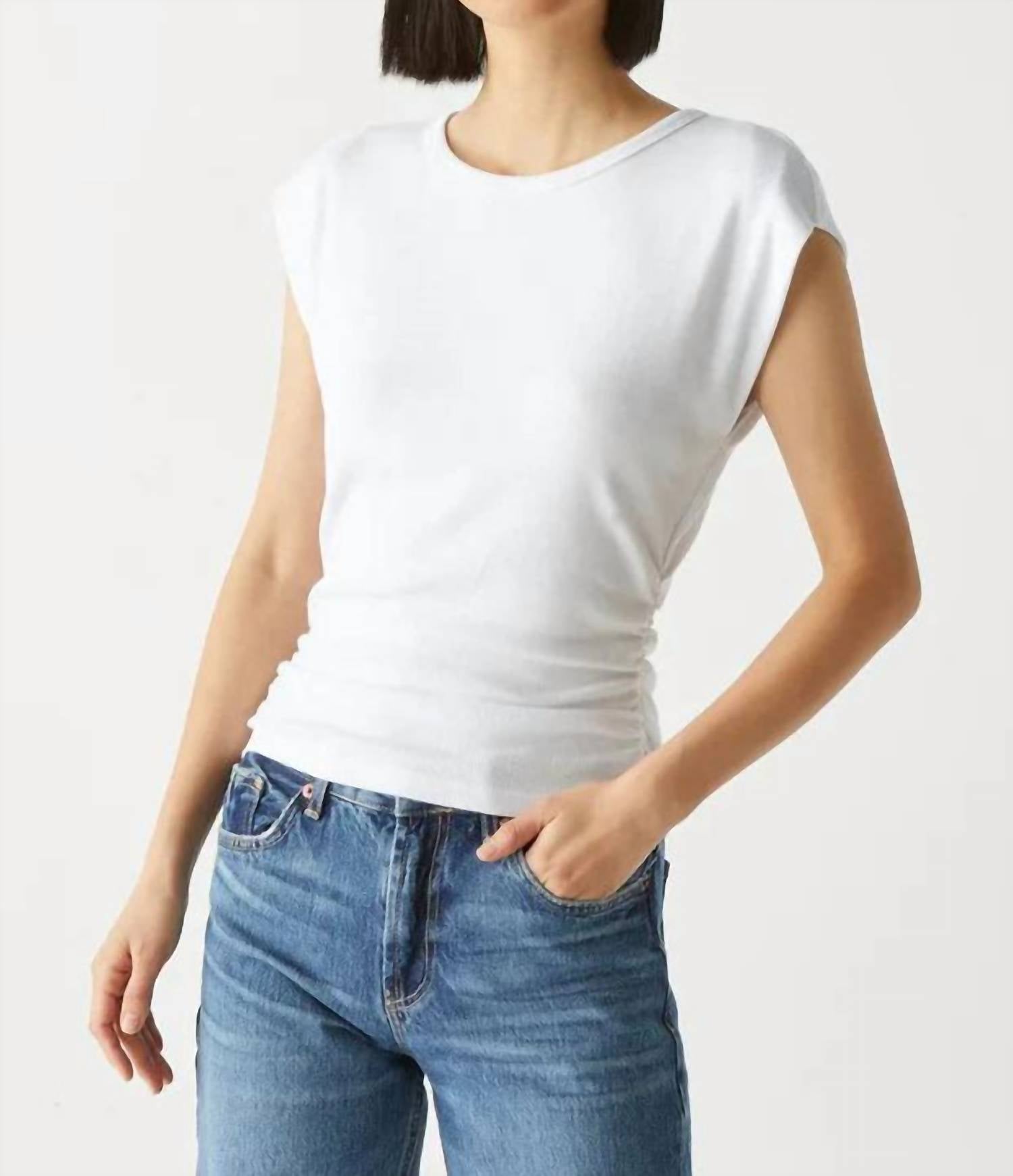 Michael Stars - Joni Power Shoulder Tee