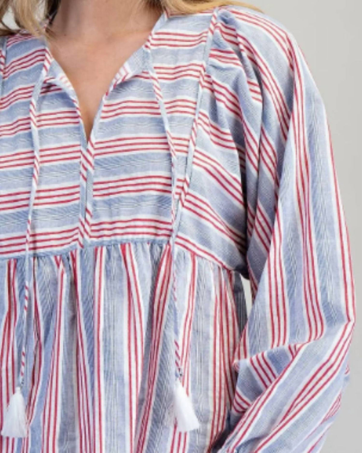 Ee:Some - Cherry Sky Long-sleeve Top