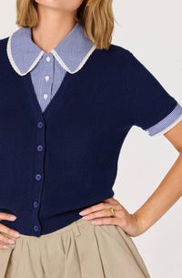Astr - Marlee Classic Button-front Cardigan