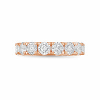 Diana M Jewels - Women's Round Lab-Grown Diamond Eternity Band (2.00 Ct) - Classic