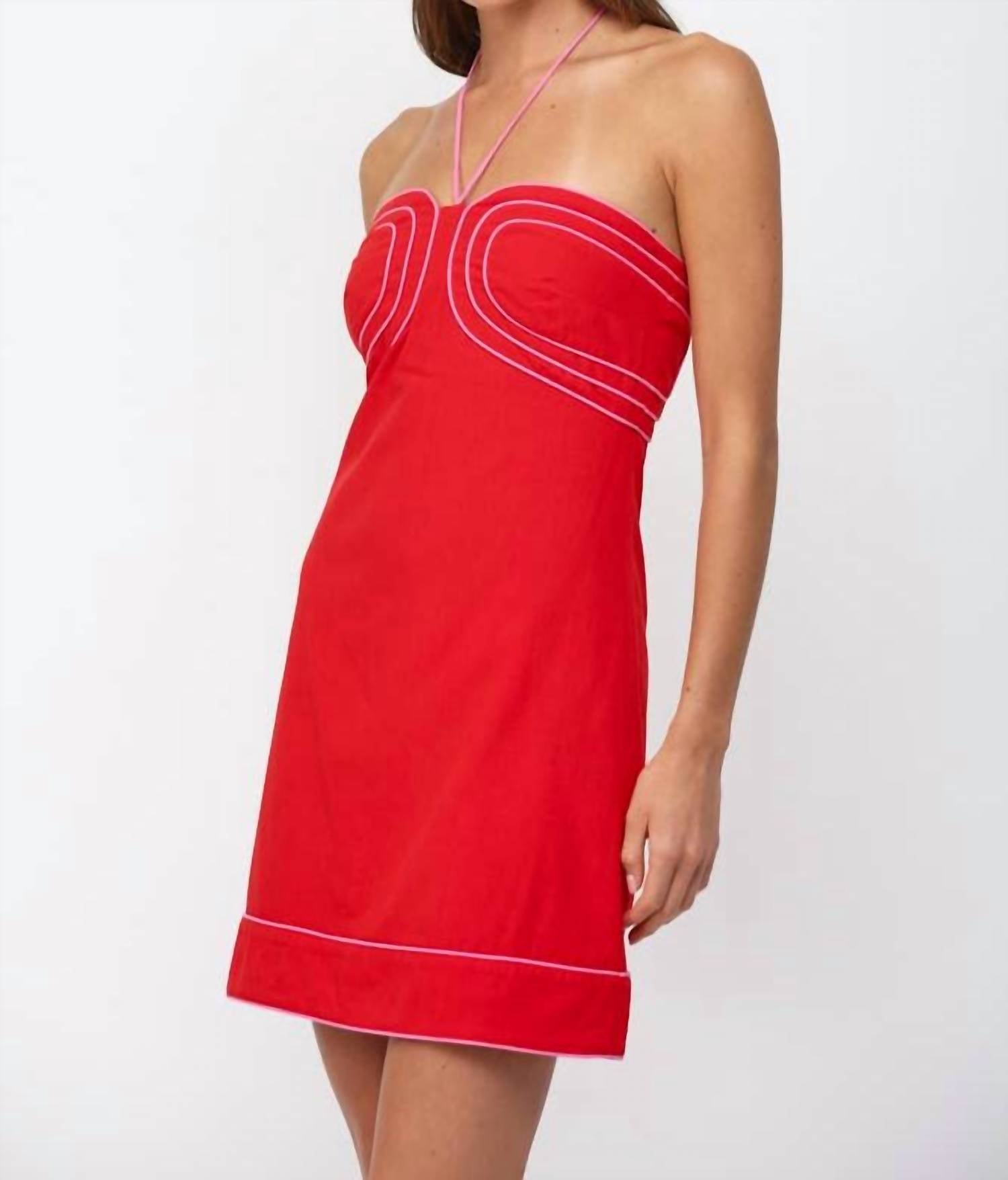 Fate - Halter Neck Mini Dress