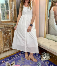 Wishlist - Simply Sweet Button-up Midi Dress