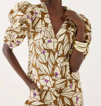 Exquise - SLEEVE DETAILED AND FLORAL SHIRT DESIGN