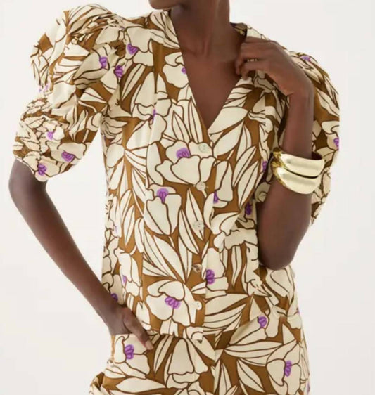 Exquise - SLEEVE DETAILED AND FLORAL SHIRT DESIGN