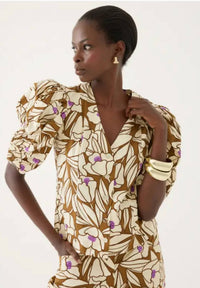 Exquise - SLEEVE DETAILED AND FLORAL SHIRT DESIGN