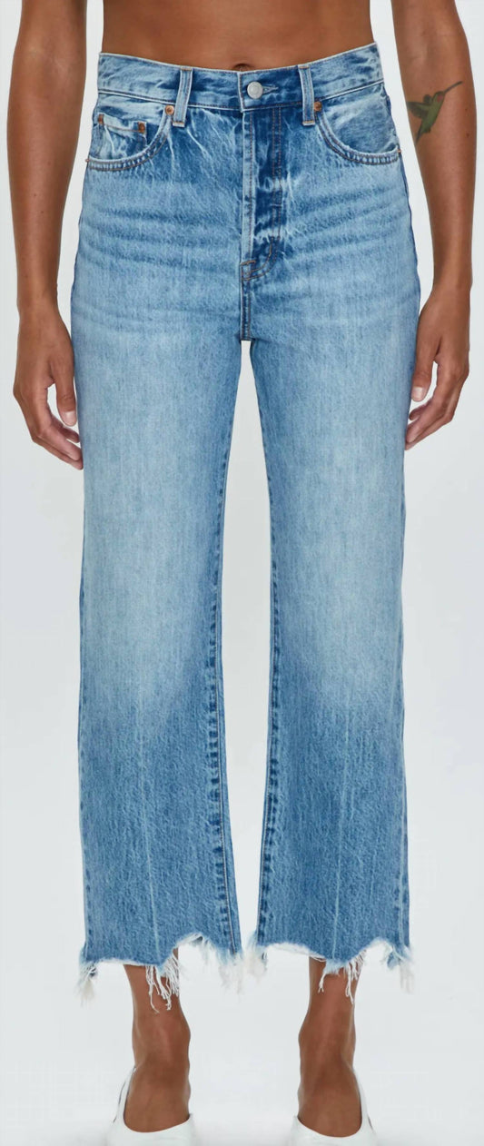 Pistola - Cassie Crop Super High Rise Straight Jeans