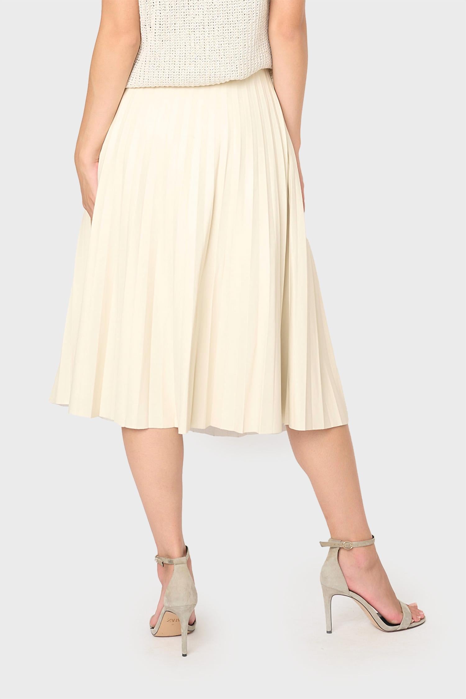 Dolce Cabo - Vegan Leather Midi Skirt