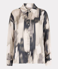 Esqualo - Long Sleeve Bow Blouse