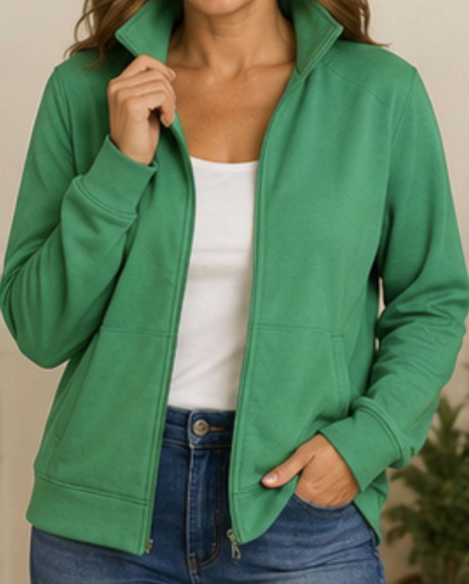 Wild Palms - Zip Front Jacket