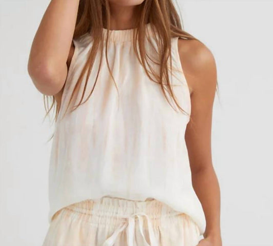 Bella Dahl - Elastic Neck Slveless Blouse