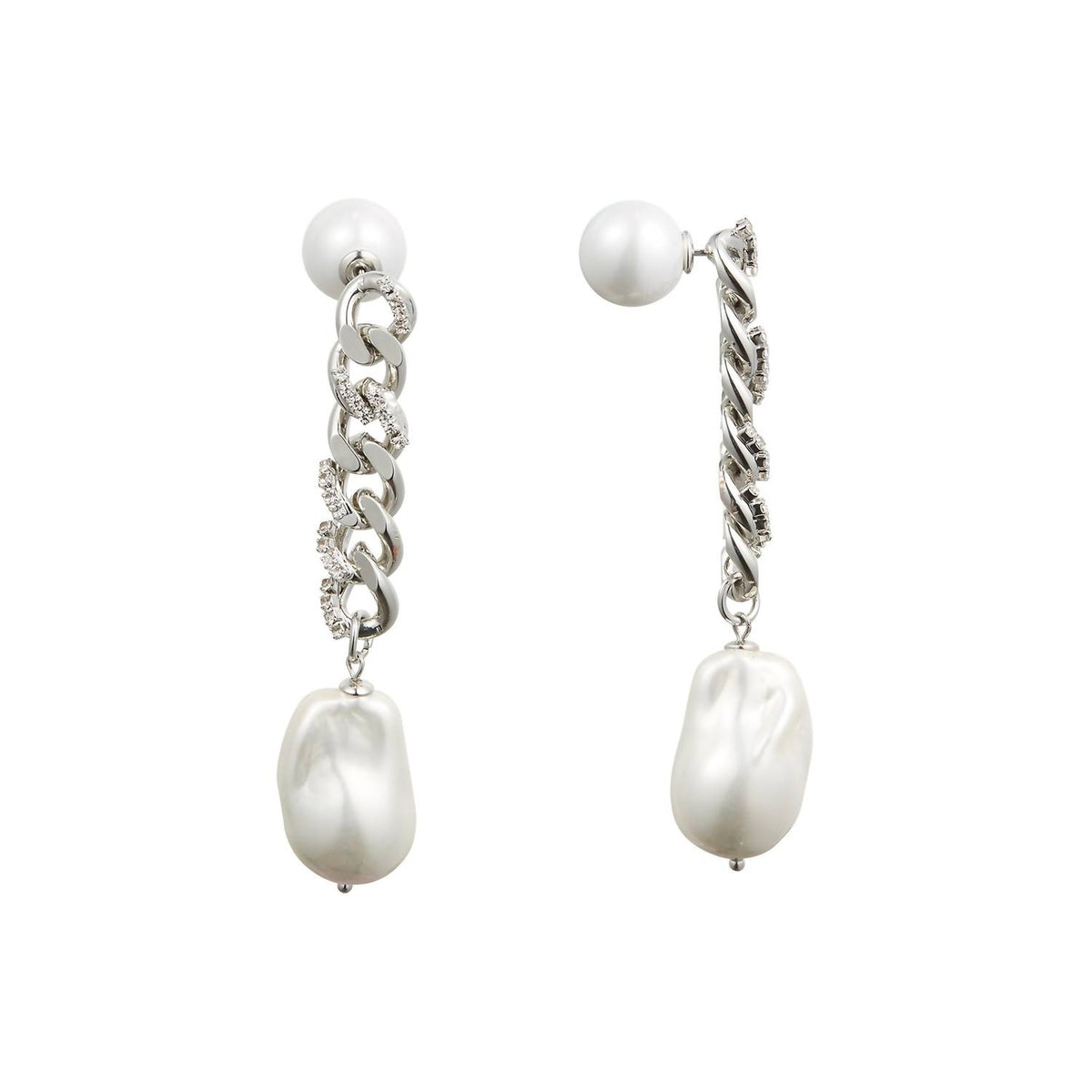 Classicharms - Women's Baroque Pearl Drop Earrings