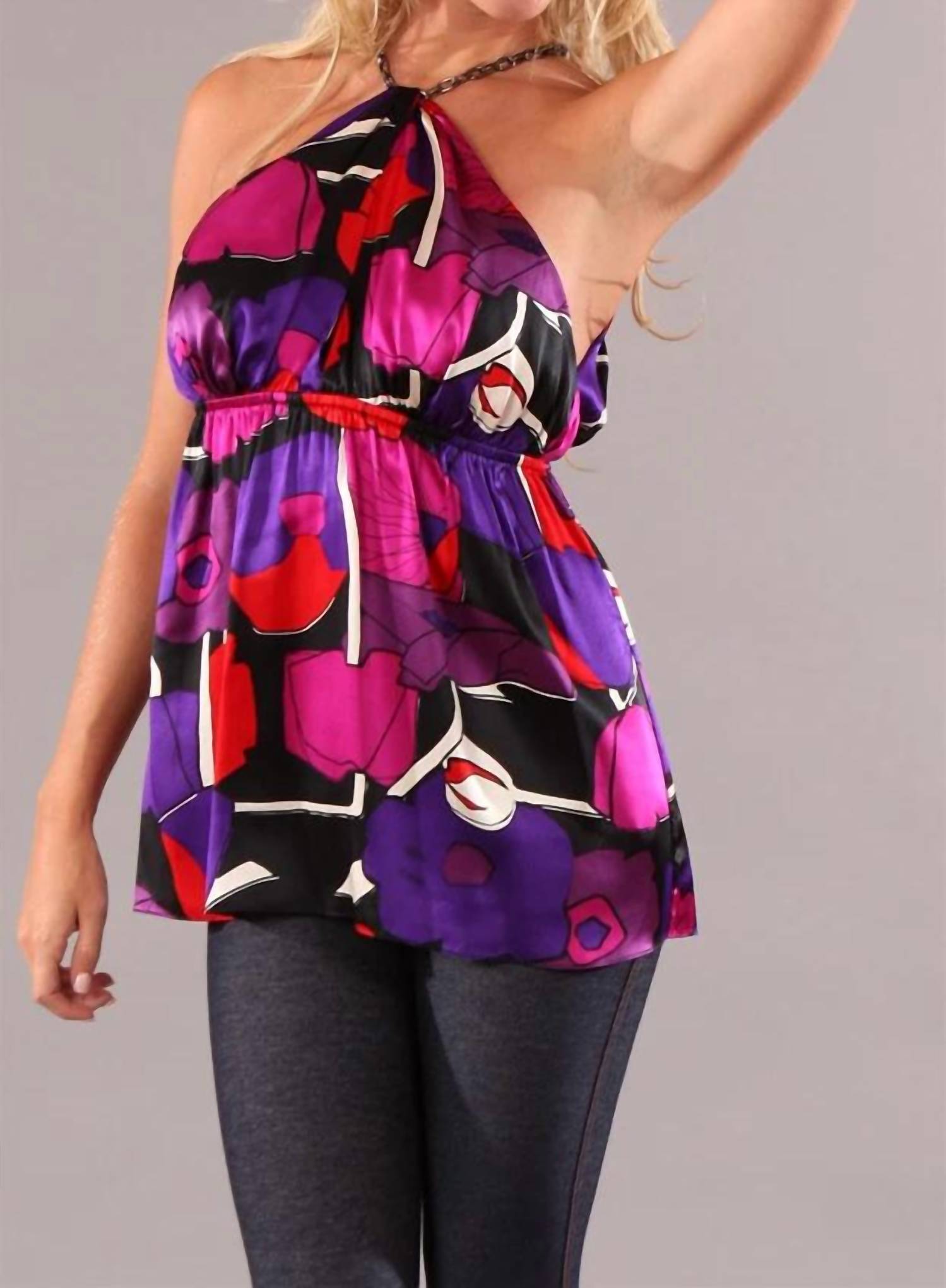 Alice And Trixie - Harlow Silk Halter Blouse