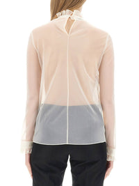 Techno chiffon blouse