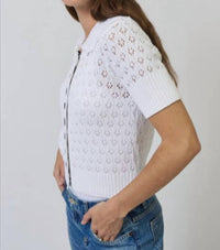 Central Park West - Charli Eyelet Stitch Top