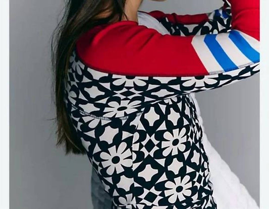 Free People - Women's Kick Off Printed Layer Top