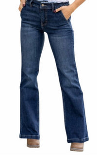 Kancan - Women's Makayla Ultra High Rise Flare Jeans