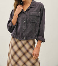 Be Cool - Abby Cropped Shacket