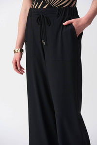Joseph Ribkoff - Woven Pull On Wide Leg Pants
